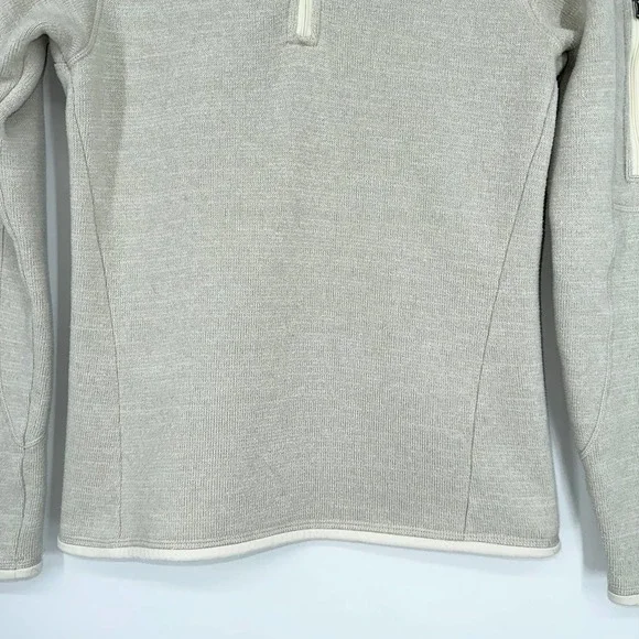 Patagonia Better Sweater 1/4-Zip Fleece Pullover Jacket in Cream - Picture 3 of 9